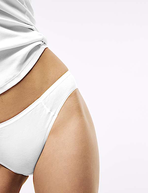 5pk No VPL Cotton Modal Bikini Knickers