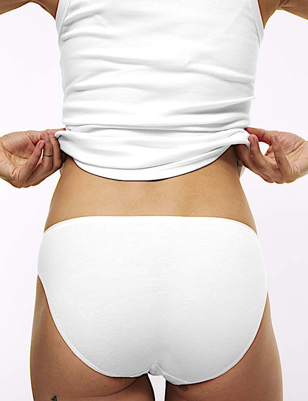 5pk No VPL Cotton Modal Bikini Knickers - SI