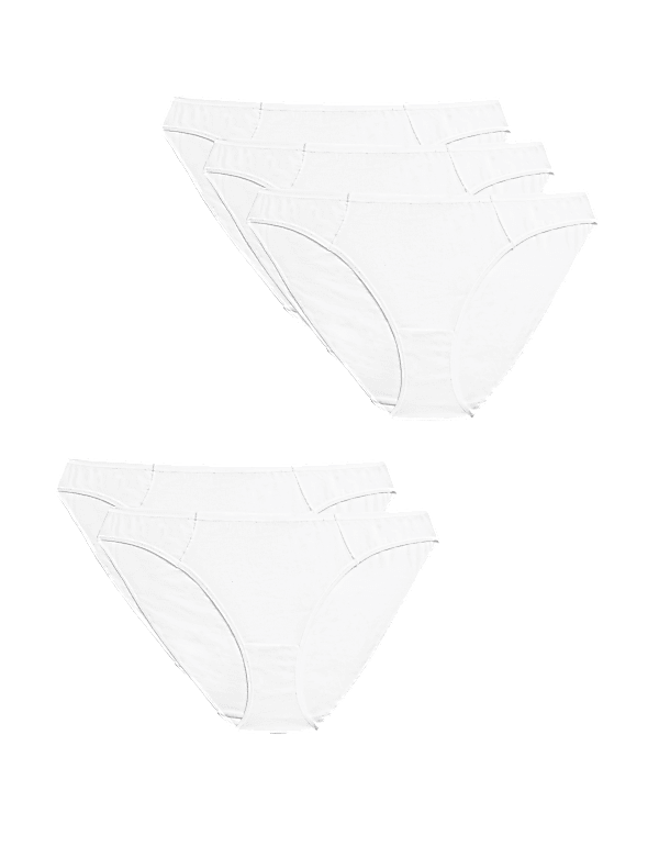 5pk No VPL Cotton Modal Bikini Knickers