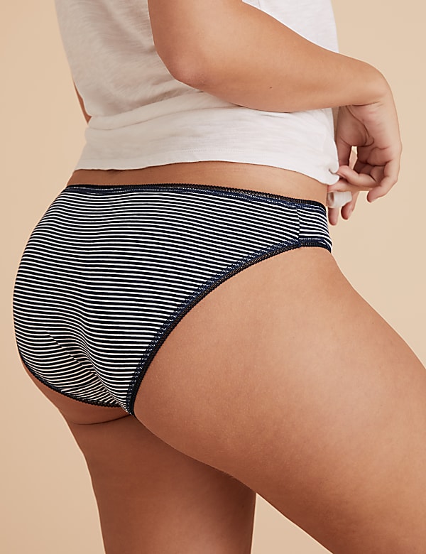5pk Cotton Lycra® Bikini Knickers