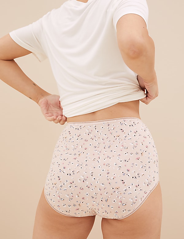 5pk Cotton Rich Lycra® Full Briefs