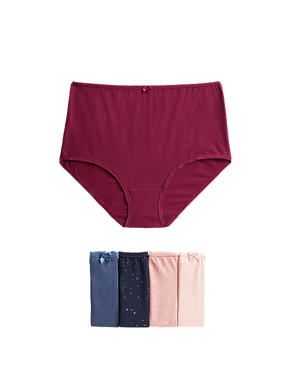 5pk Cotton Rich Lycra® Full Briefs