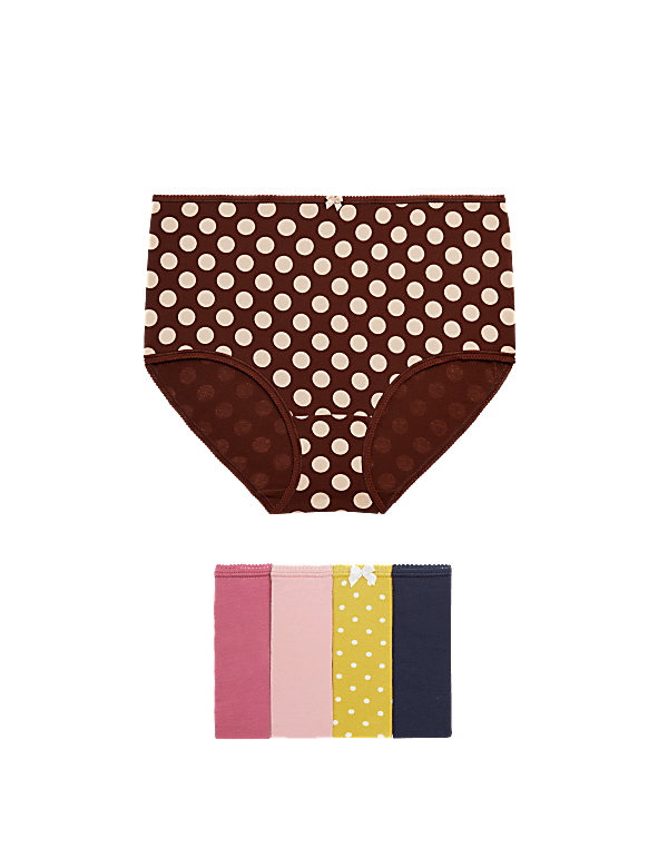 5pk Cotton Rich Lycra® Full Briefs