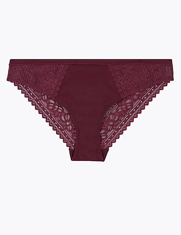 Sumptuously Soft™ Lace Brazilian Knickers