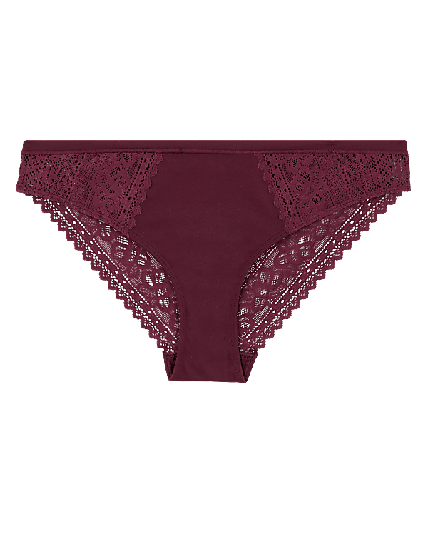 Sumptuously Soft™ Lace Brazilian Knickers