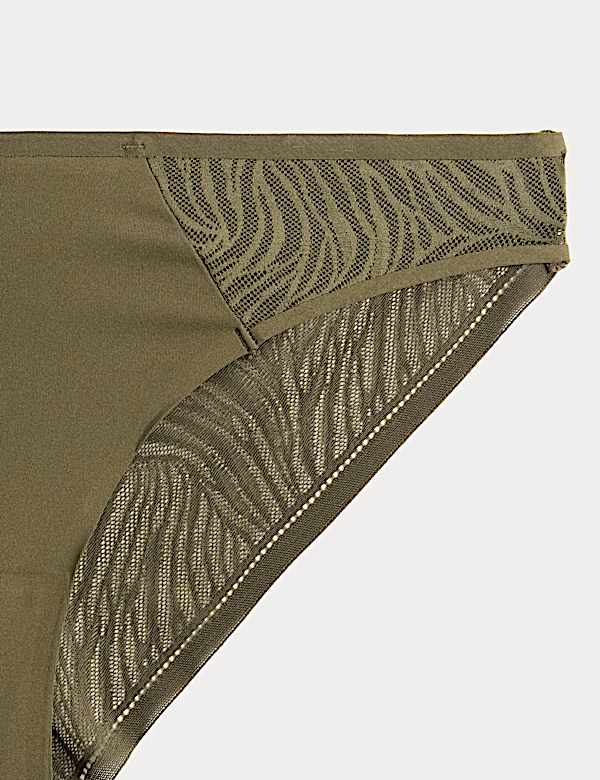 2 Pack Body Lace Brazilian Knickers