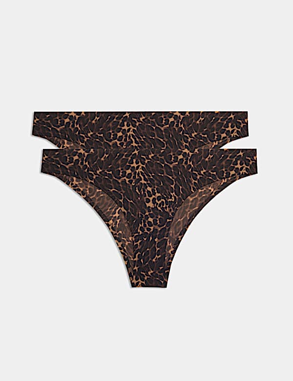 2 Pack Body Invisibles&trade; Brazilian Knickers