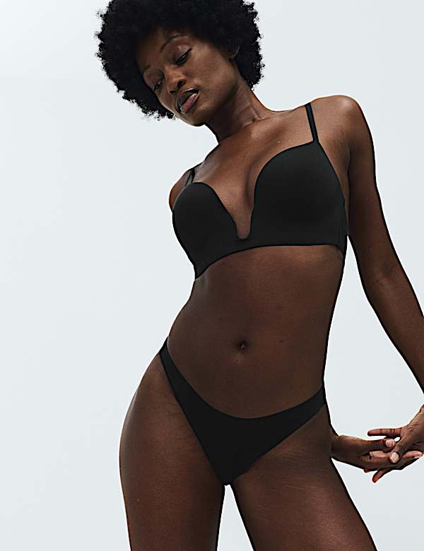 3 pack Body Invisibles No VPL Dipped Thongs - CZ