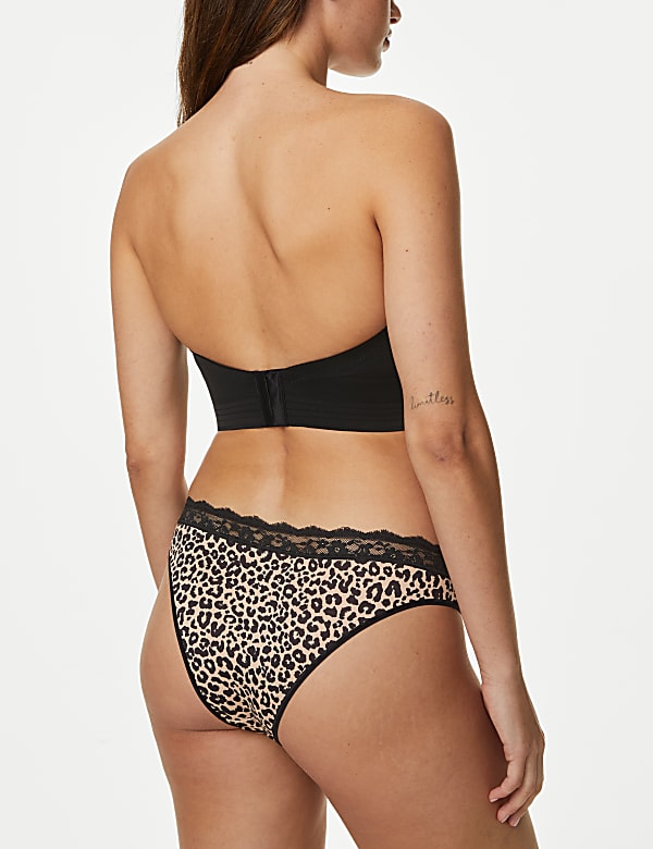 4pk Animal Print Brazilian Knickers