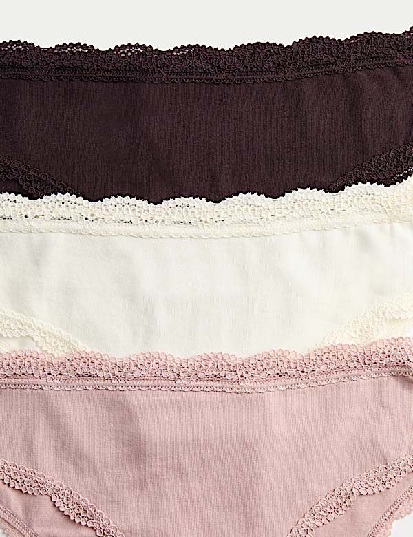 3pk Cotton Rich Brazilian Knickers