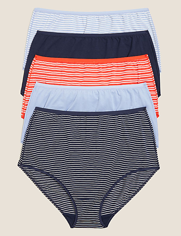 5pk No VPL Cotton Modal Full Briefs