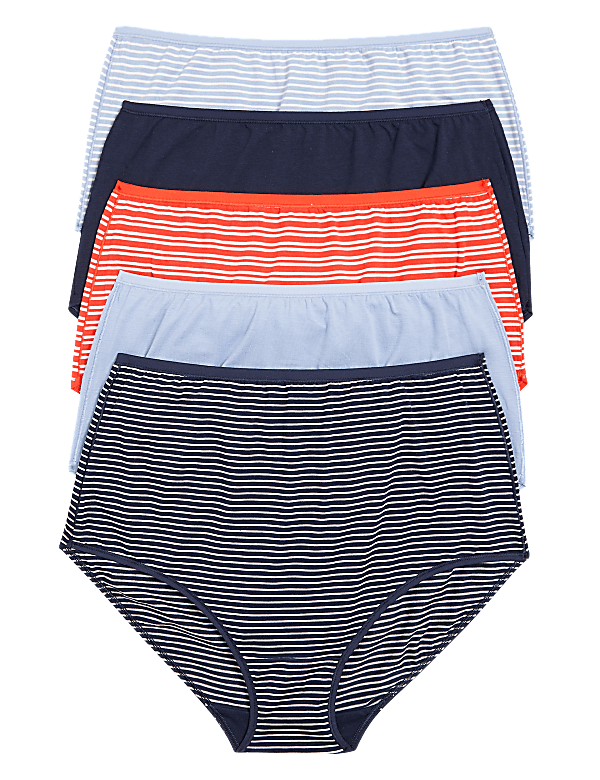 5pk No VPL Cotton Modal Full Briefs
