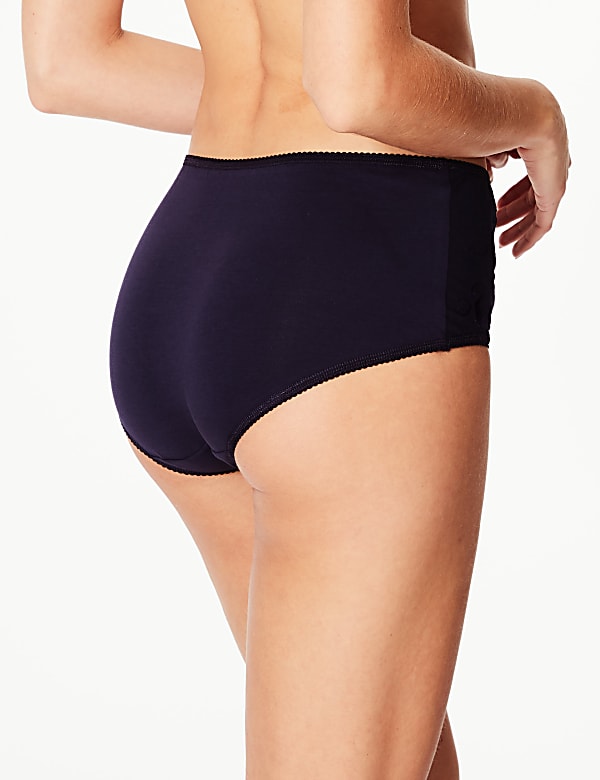 5 Pack Cotton Rich Midi Knickers