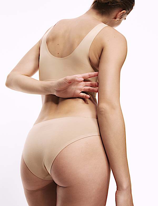 3pk Cool Comfort™ Cotton No VPL Brazilian Knickers - KR