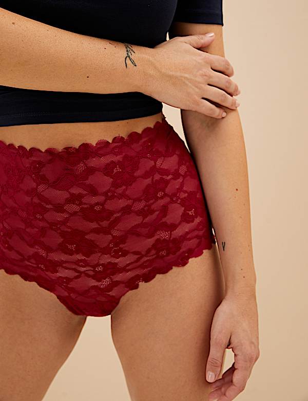 3pk Freecut Lace Full Briefs
