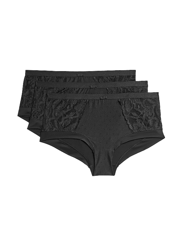 3pk Wildblooms High Rise Knicker Shorts