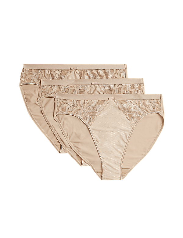 3pk Wildblooms High Leg Knickers