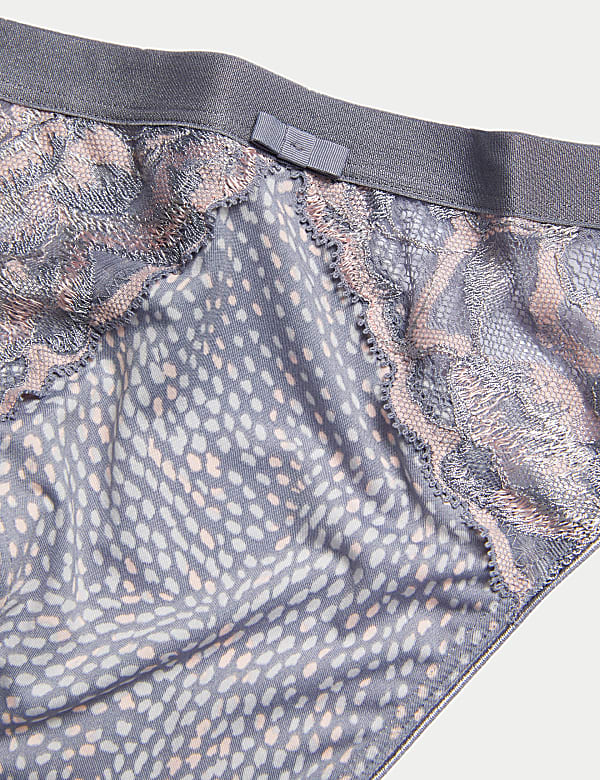 3pk Wildblooms High Leg Knickers