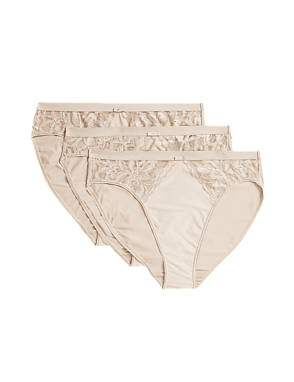 3pk Wildblooms High Leg Knickers