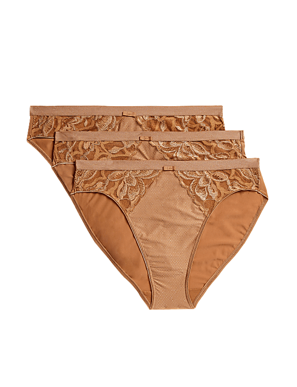 3pk Wildblooms High Leg Knickers