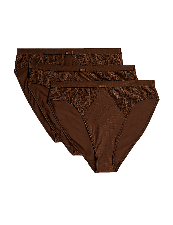 3pk Wildblooms High Leg Knickers