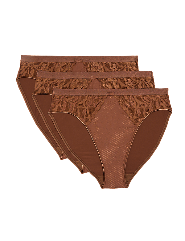 3pk Wildblooms High Leg Knickers