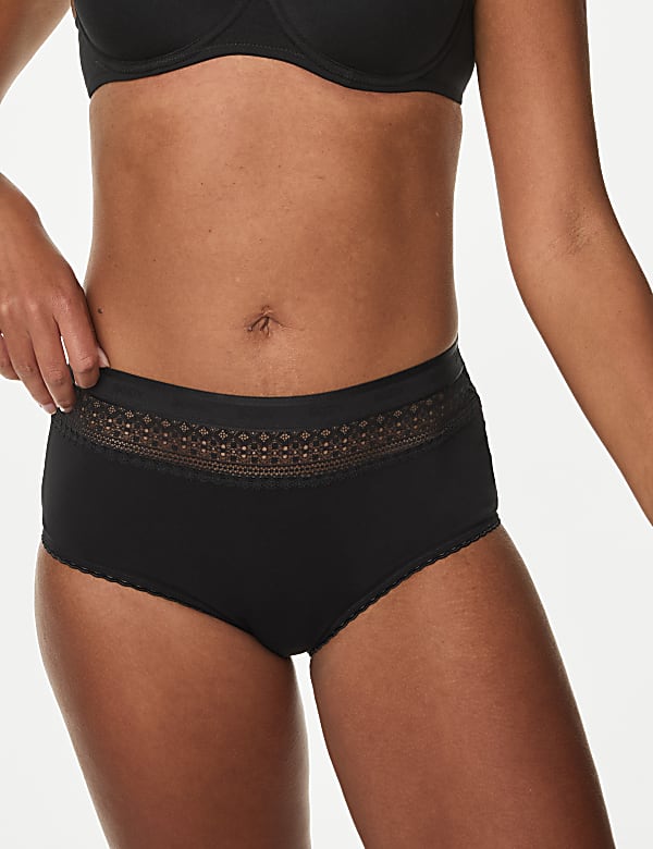 3pk Cotton Rich High Rise Shorts