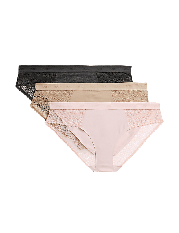 3pk Cotton with Cool Comfort™ Bikini Knickers