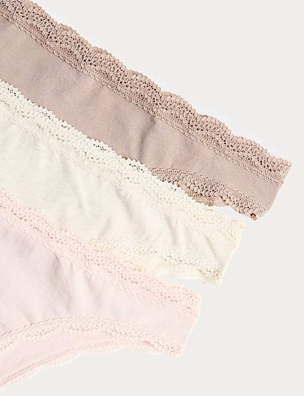 3 Pack Cotton Rich Brazilian Knickers
