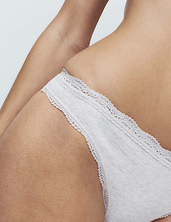 3 Pack Cotton Rich Brazilian Knickers - EE