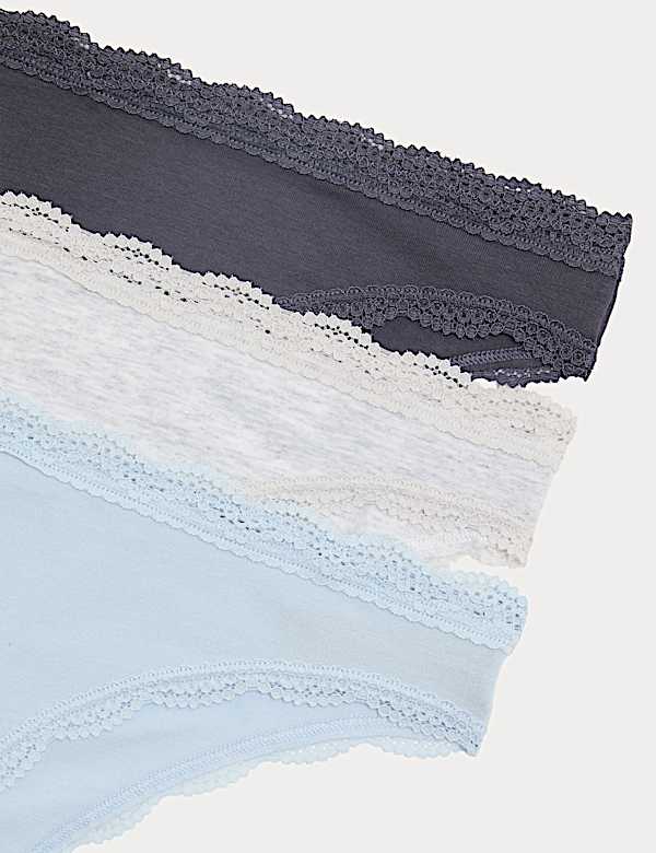 3 Pack Cotton Rich Brazilian Knickers