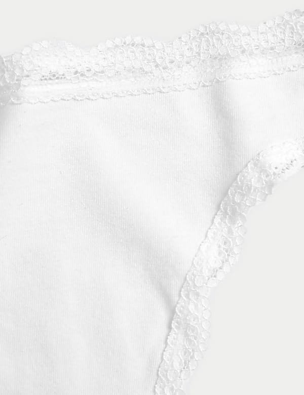 3pk Cotton Rich High Leg Knickers