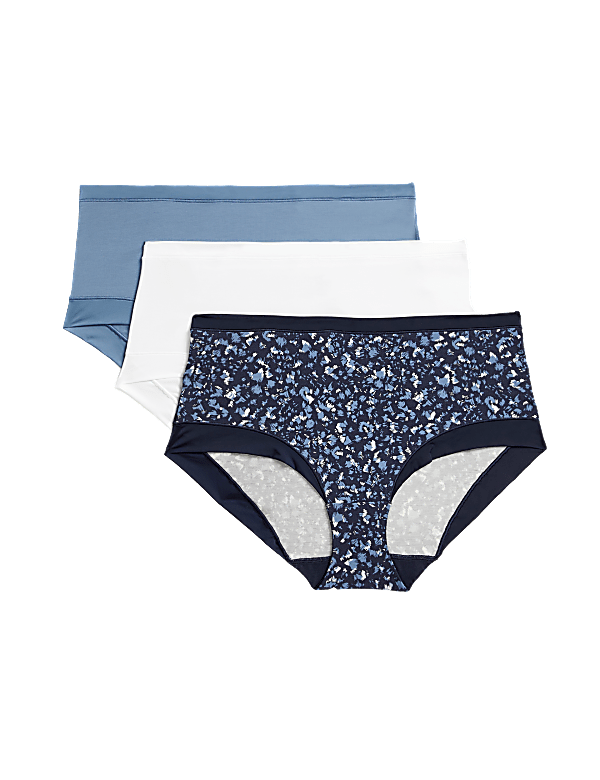 3pk Flexifit&trade; Modal High Rise Shorts