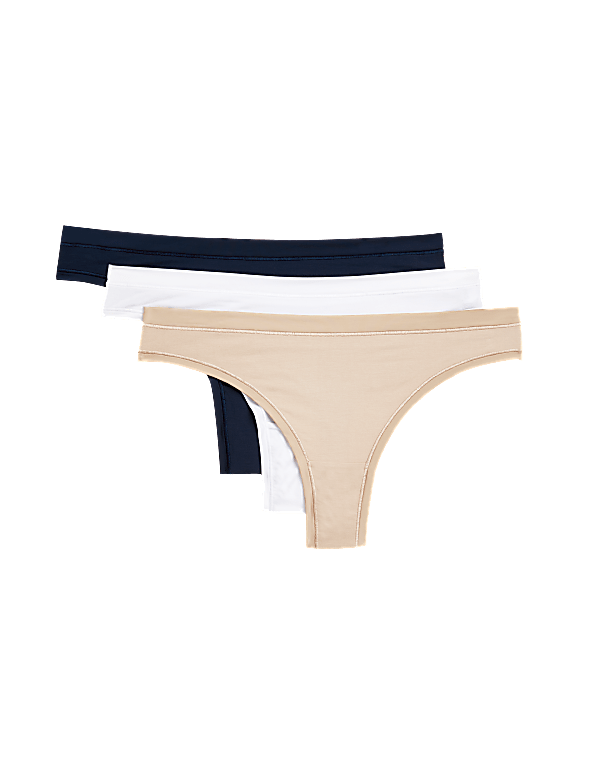3pk Flexifit™ Modal Thongs