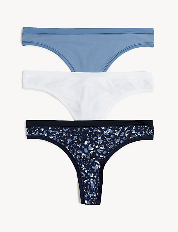 3pk Flexifit™ Modal Thongs