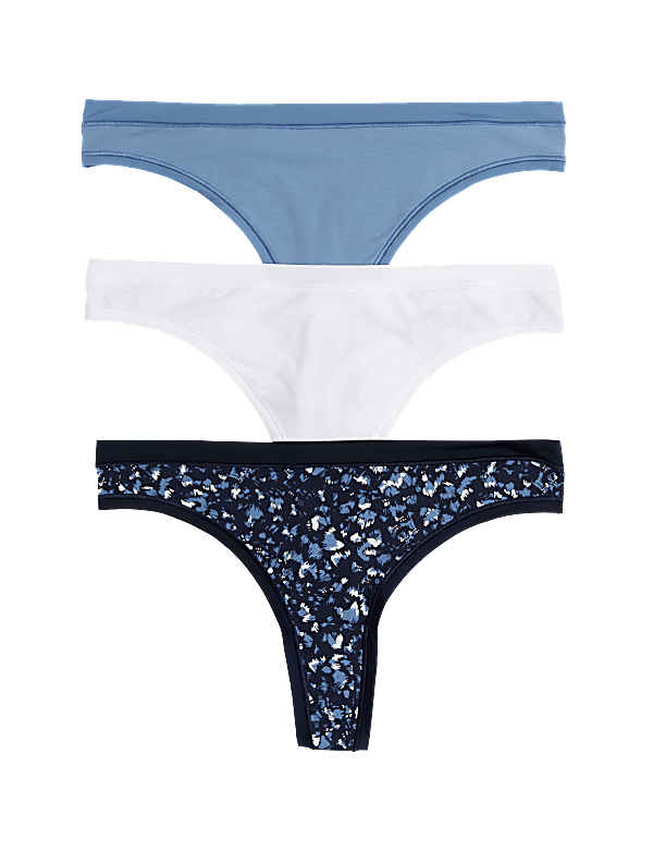 3pk Flexifit™ Modal Thongs