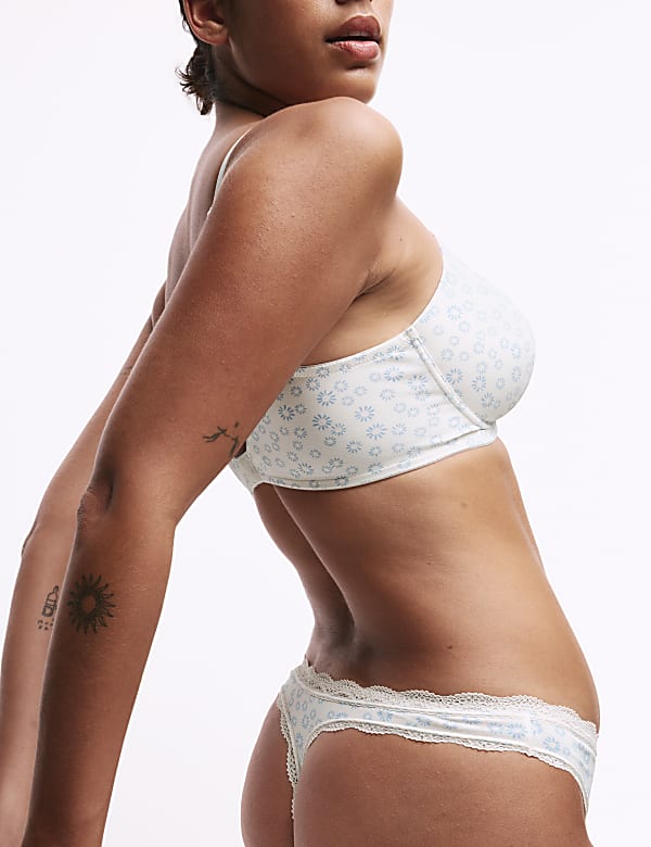 3pk Cotton Rich Thongs - BE