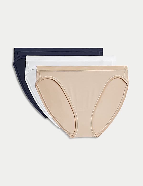 3pk Flexifit™ Modal High Leg Knickers