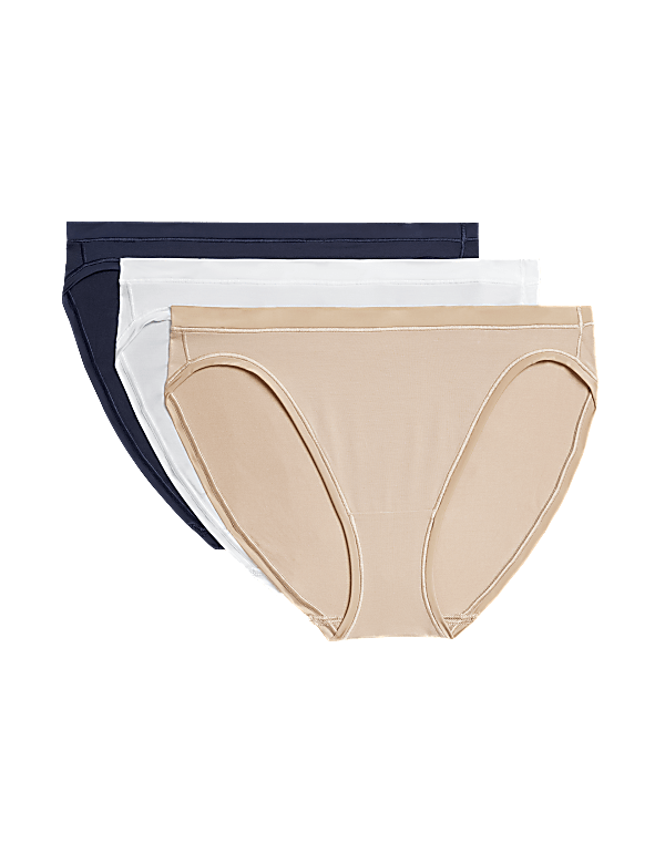 3pk Flexifit™ Modal High Leg Knickers