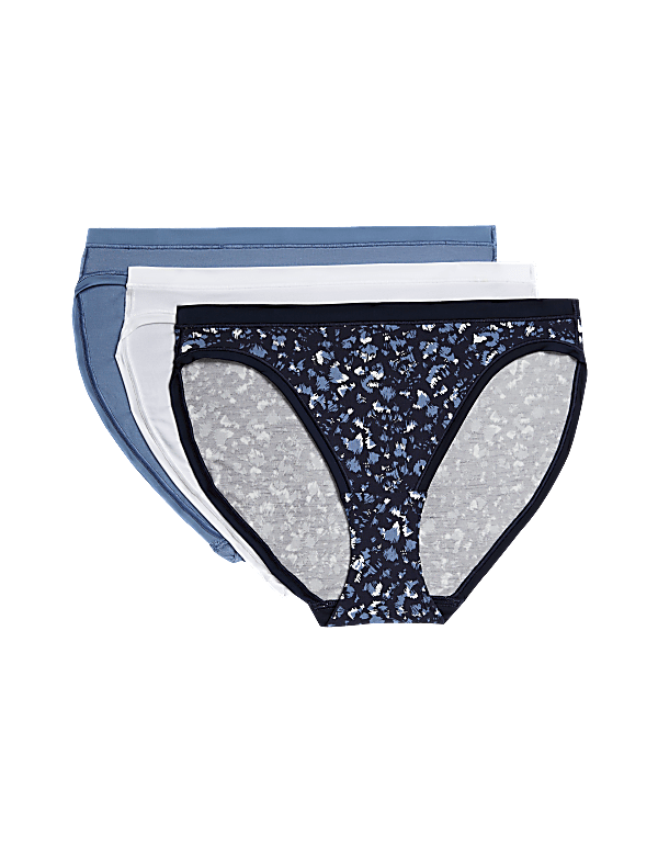 3pk Flexifit™ Modal High Leg Knickers