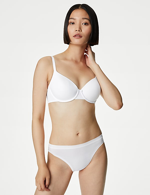 3pk Flexifit&trade; Modal High Leg Knickers - GR