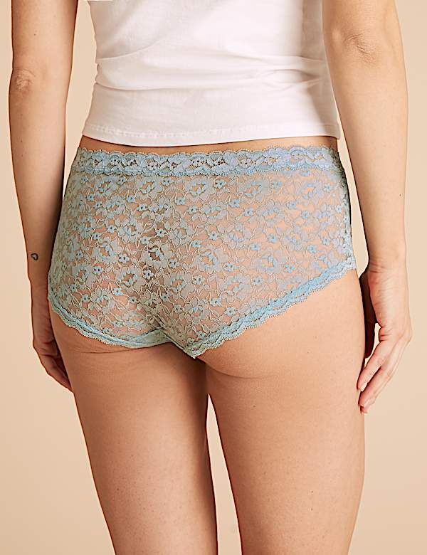 3pk Lace Low Rise Shorts