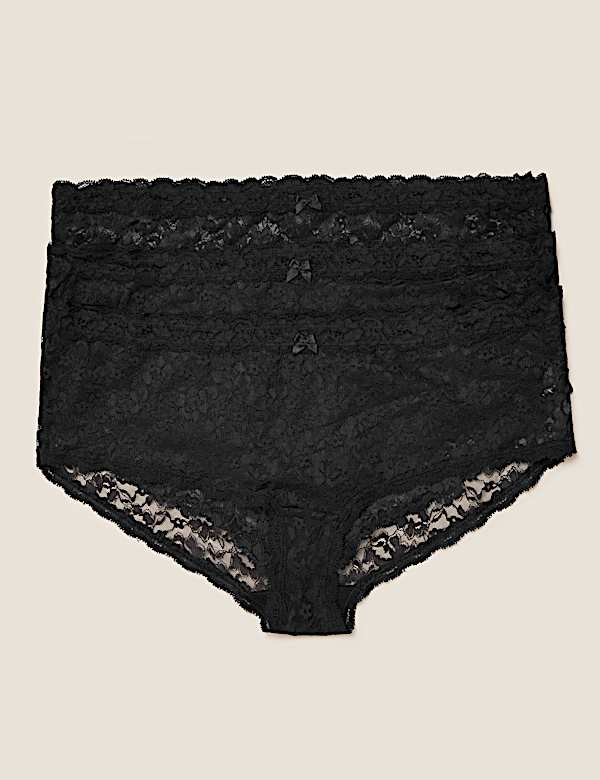 3pk Lace Low Rise Shorts