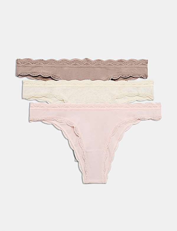 3 Pack Cotton Rich Dipped Miami Knickers