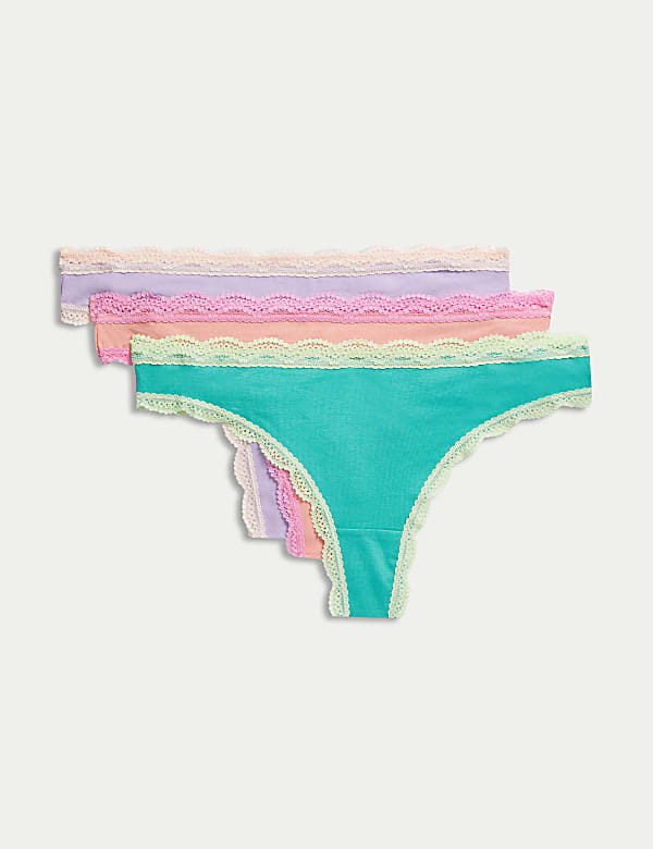 3pk Cotton Rich Thongs - SE
