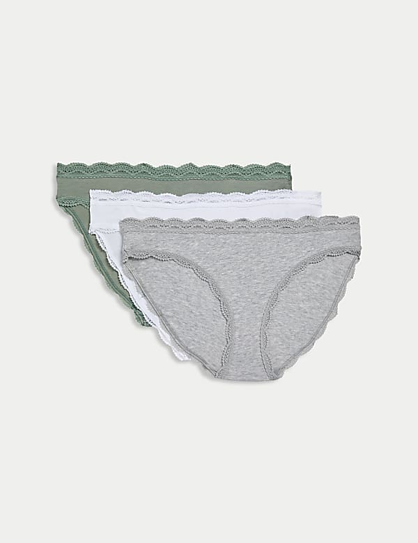 3pk Cotton Rich Bikini Knickers - JE