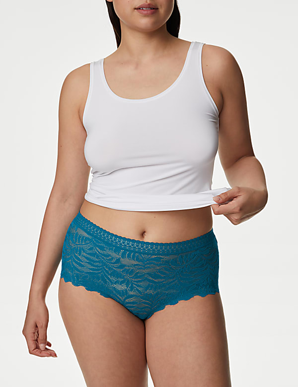 3pk Flexifit™ Lace High Rise Shorts