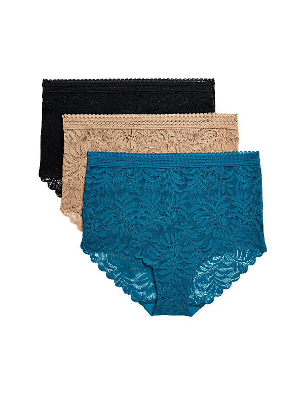3pk Flexifit™ Lace Full Briefs