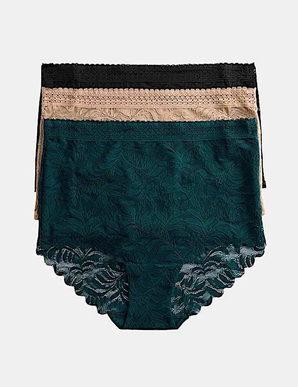 3pk Flexifit™ Lace Full Briefs