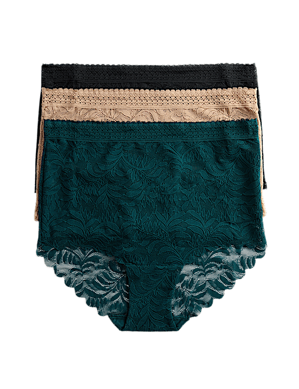 3pk Flexifit™ Lace Full Briefs